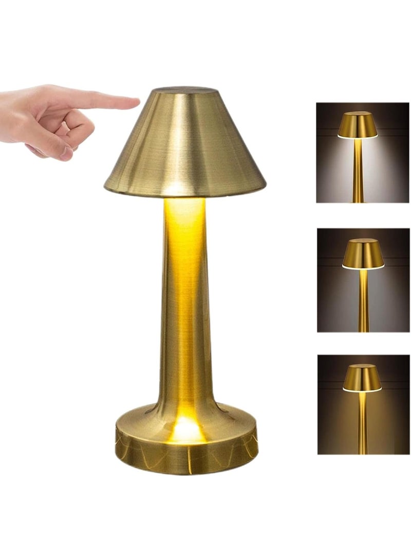 Touch Desk Lamp, Bedside Table Lamp Cordless Battery Operated Lamp LED Rechargeable Nightstand Night Light Kids Reading Lamp for Bedroom, Home Office, Living Room 21*9*9 cm - Image 2